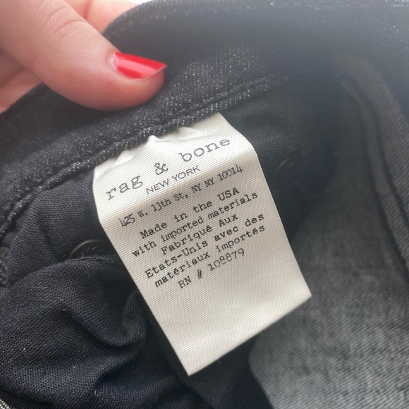 Rag & Bone High Rise Denim jeans - Picture 6 of 7